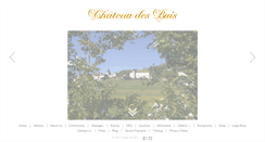 Desktop Screenshot of chateaudesbuis.com