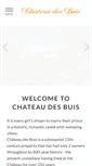 Mobile Screenshot of chateaudesbuis.com